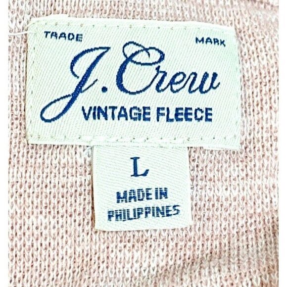 J. Crew V-neck pink space-dyed Top, size L - Picture 7 of 9